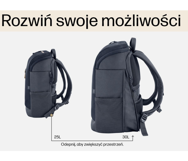 HP Travel 25L 15,6" szaro-niebieski - 1504923 - zdjęcie 4